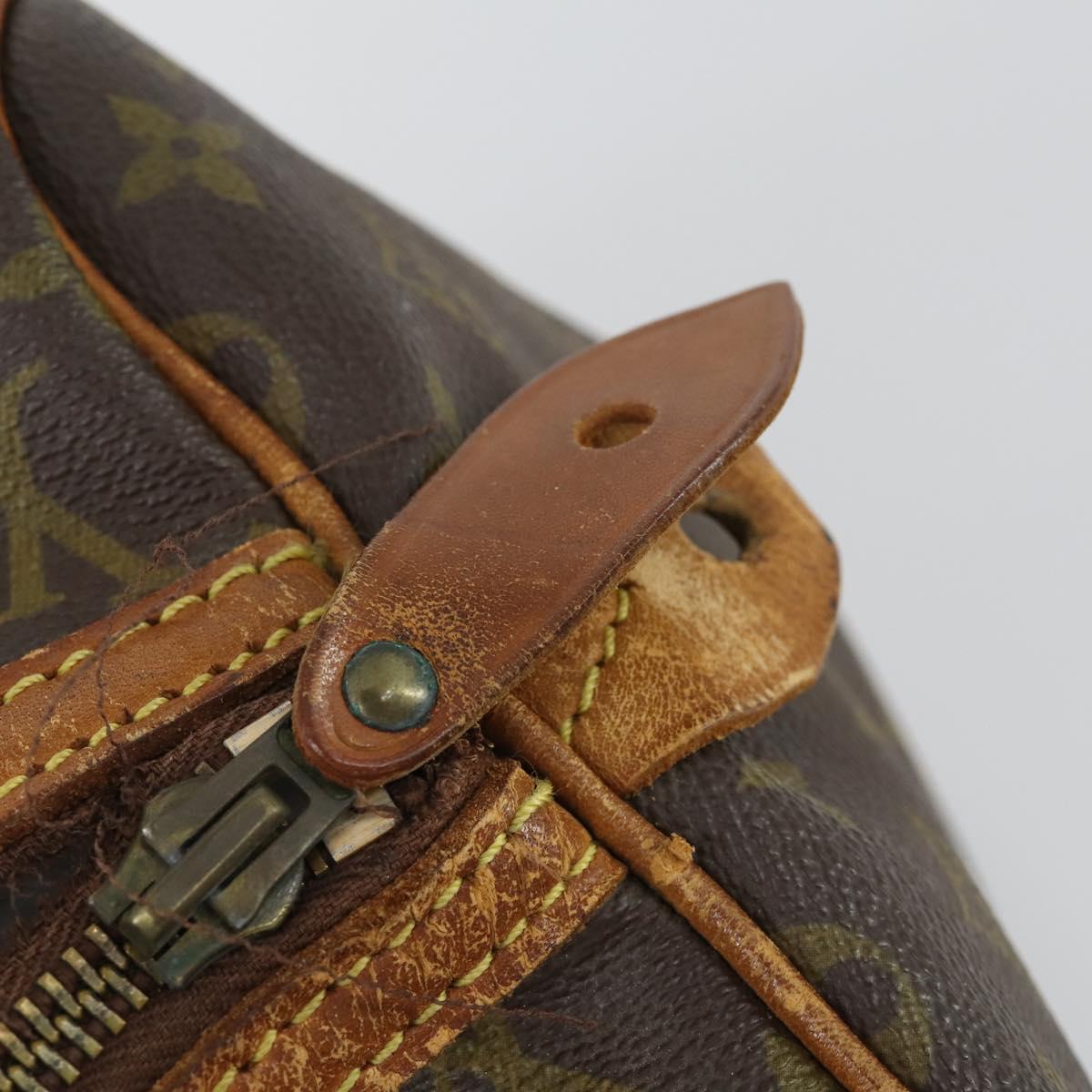 LOUIS VUITTON Monogram Sac Souple 35 Boston Bag M41626 LV Auth BA9507