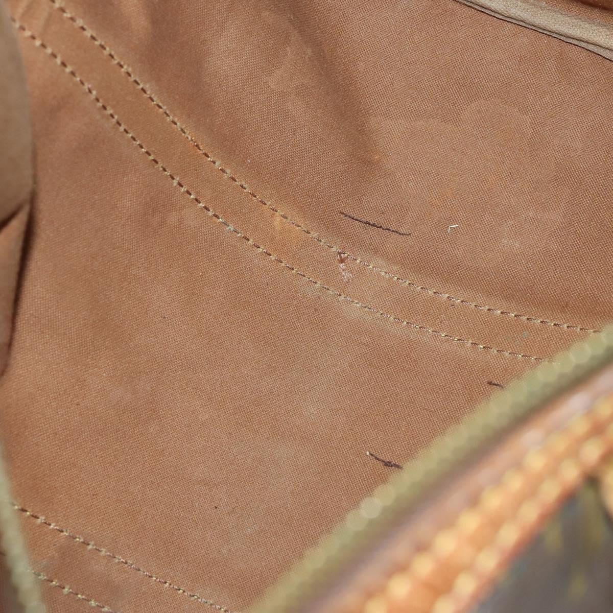 LOUIS VUITTON Monogram Sac Souple 35 Boston Bag M41626 LV Auth BA9507