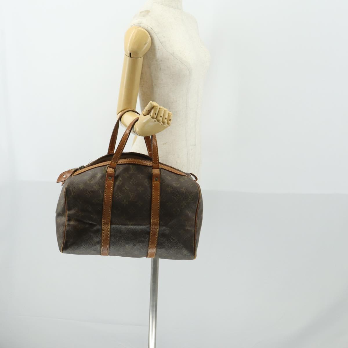 LOUIS VUITTON Monogram Sac Souple 35 Boston Bag M41626 LV Auth BA9507