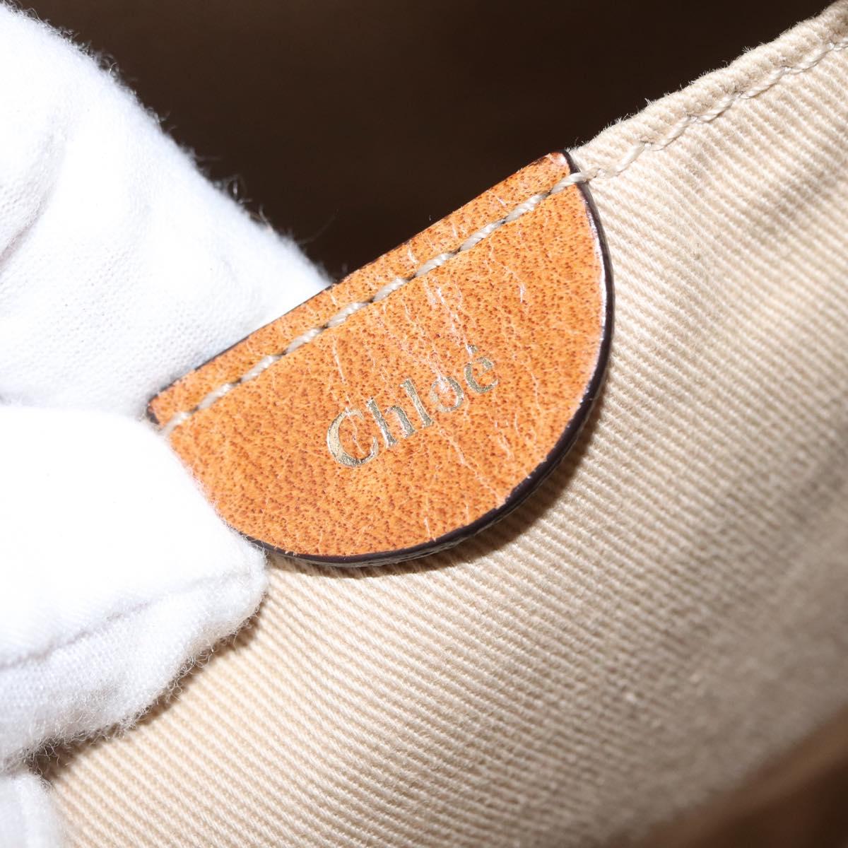 Chloe Sam Hand Bag Leather 2way Pink Gold 03 12 51 65 5811 Auth BA9509