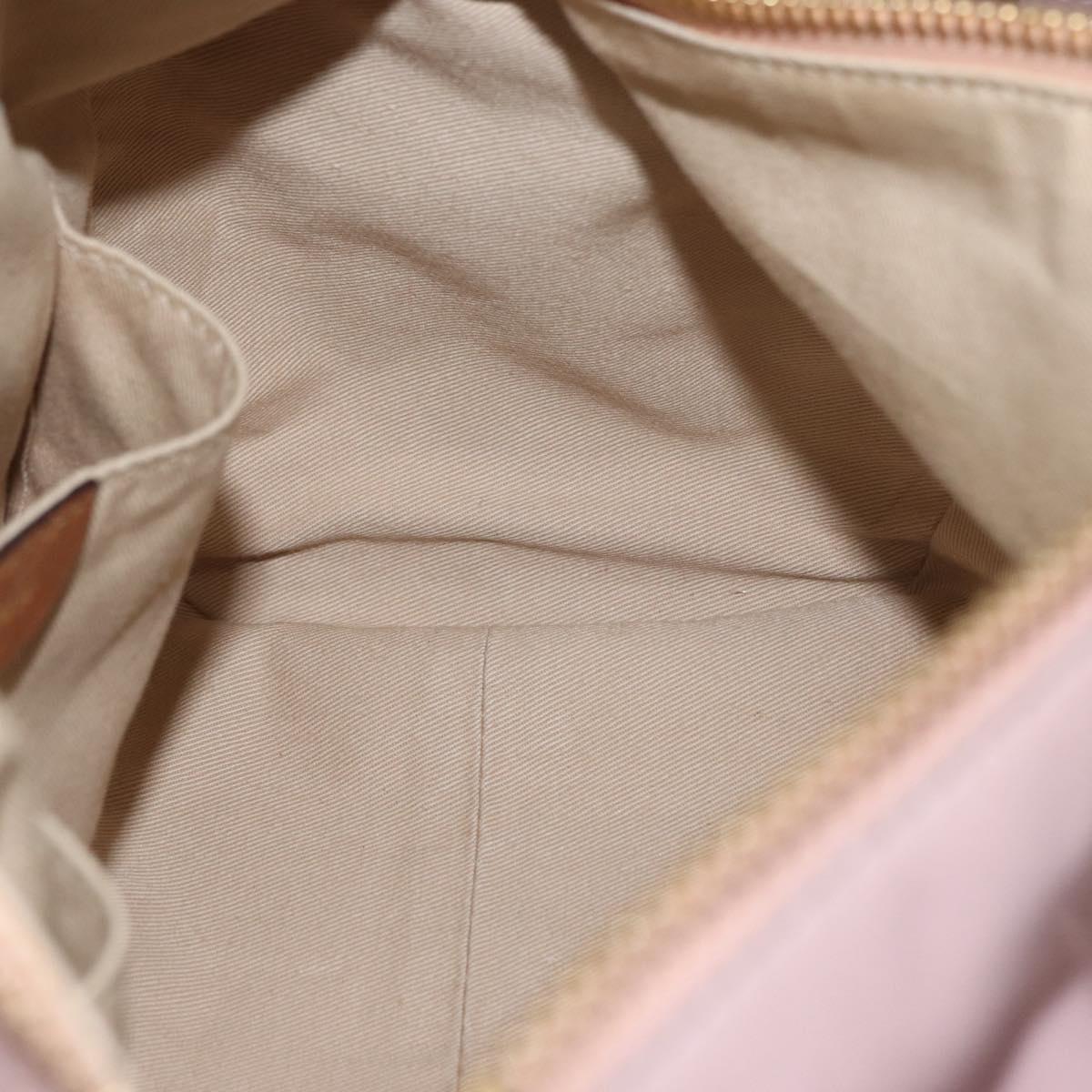 Chloe Sam Hand Bag Leather 2way Pink Gold 03 12 51 65 5811 Auth BA9509