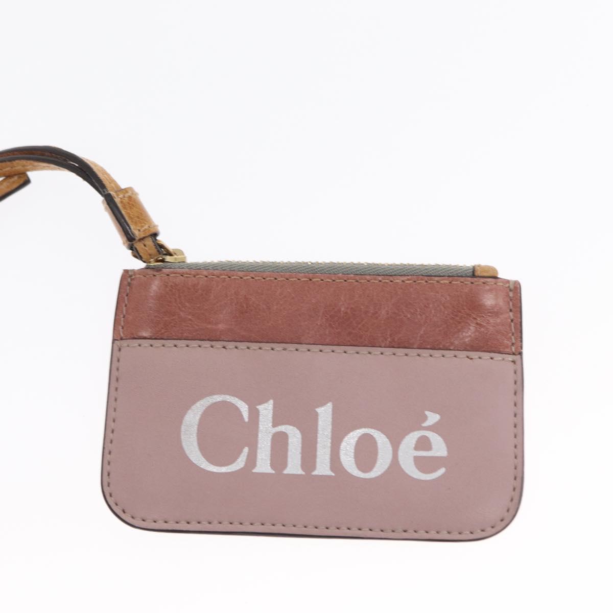 Chloe Sam Hand Bag Leather 2way Pink Gold 03 12 51 65 5811 Auth BA9509