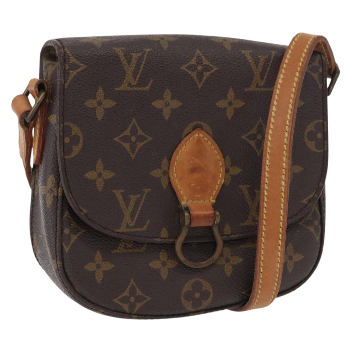 LOUIS VUITTON Monogram Saint Cloud PM Shoulder Bag M51244 LV Auth BA9519