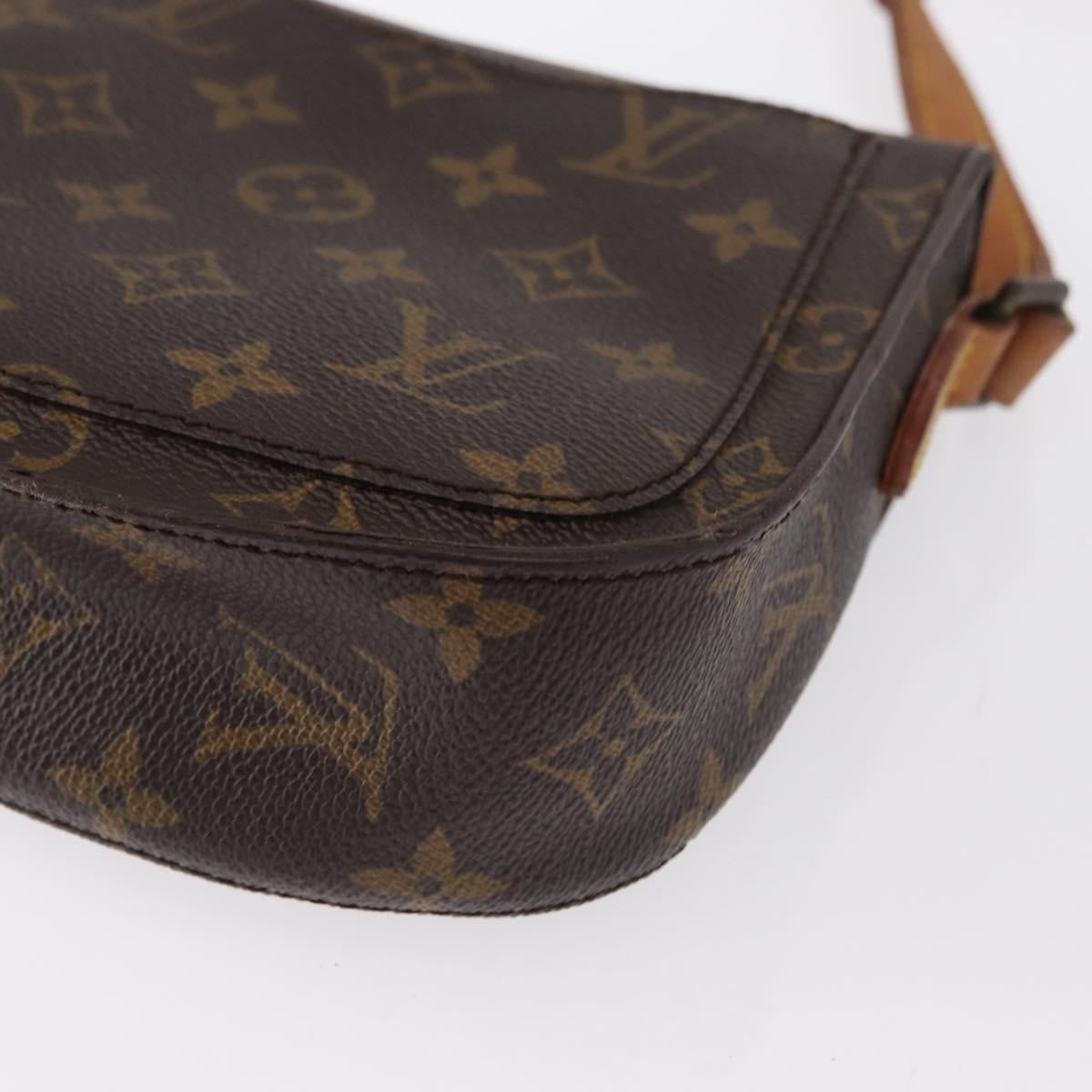 LOUIS VUITTON Monogram Saint Cloud PM Shoulder Bag M51244 LV Auth BA9519