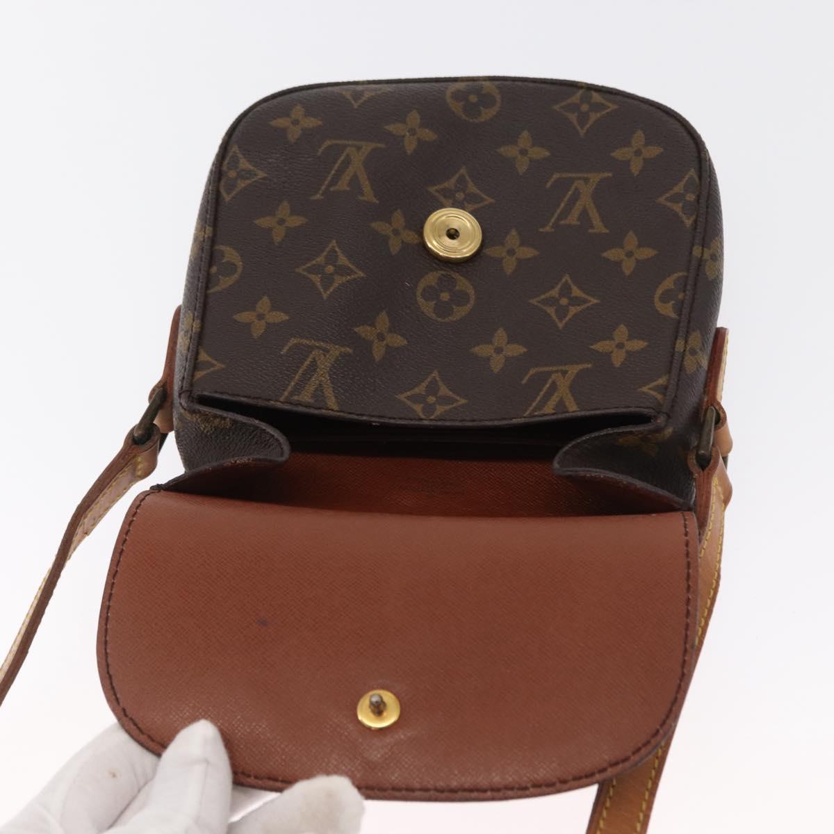 LOUIS VUITTON Monogram Saint Cloud PM Shoulder Bag M51244 LV Auth BA9519