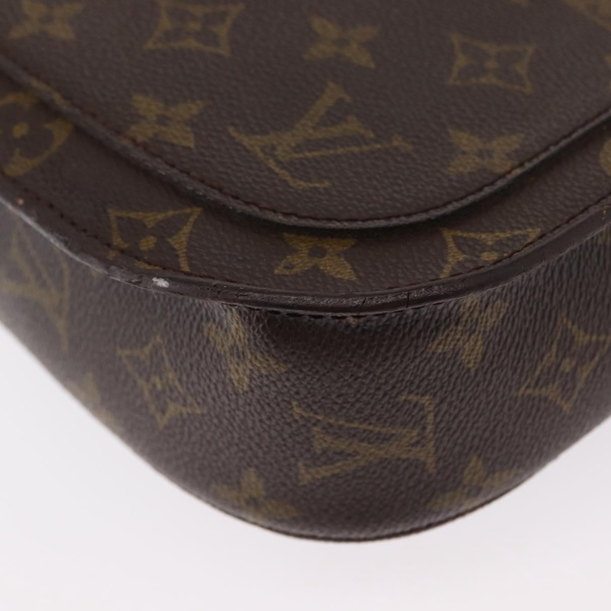 LOUIS VUITTON Monogram Saint Cloud GM Shoulder Bag M51242 LV Auth BA9523