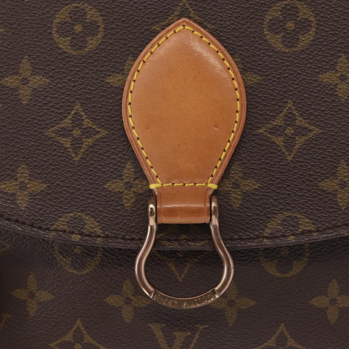 LOUIS VUITTON Monogram Saint Cloud GM Shoulder Bag M51242 LV Auth BA9523