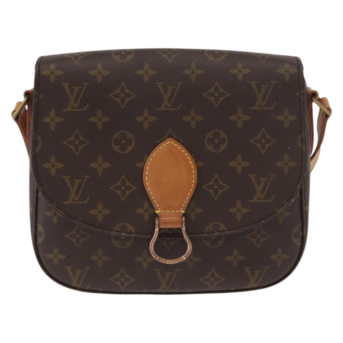 LOUIS VUITTON Monogram Saint Cloud GM Shoulder Bag M51242 LV Auth BA9523