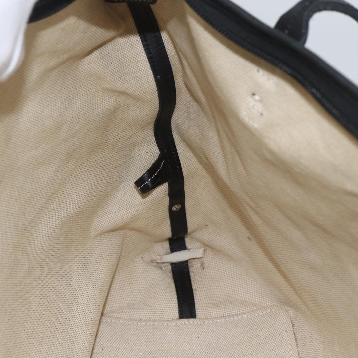 Salvatore Ferragamo Tote Bag PVC Leather Brown Silver Auth BA9529