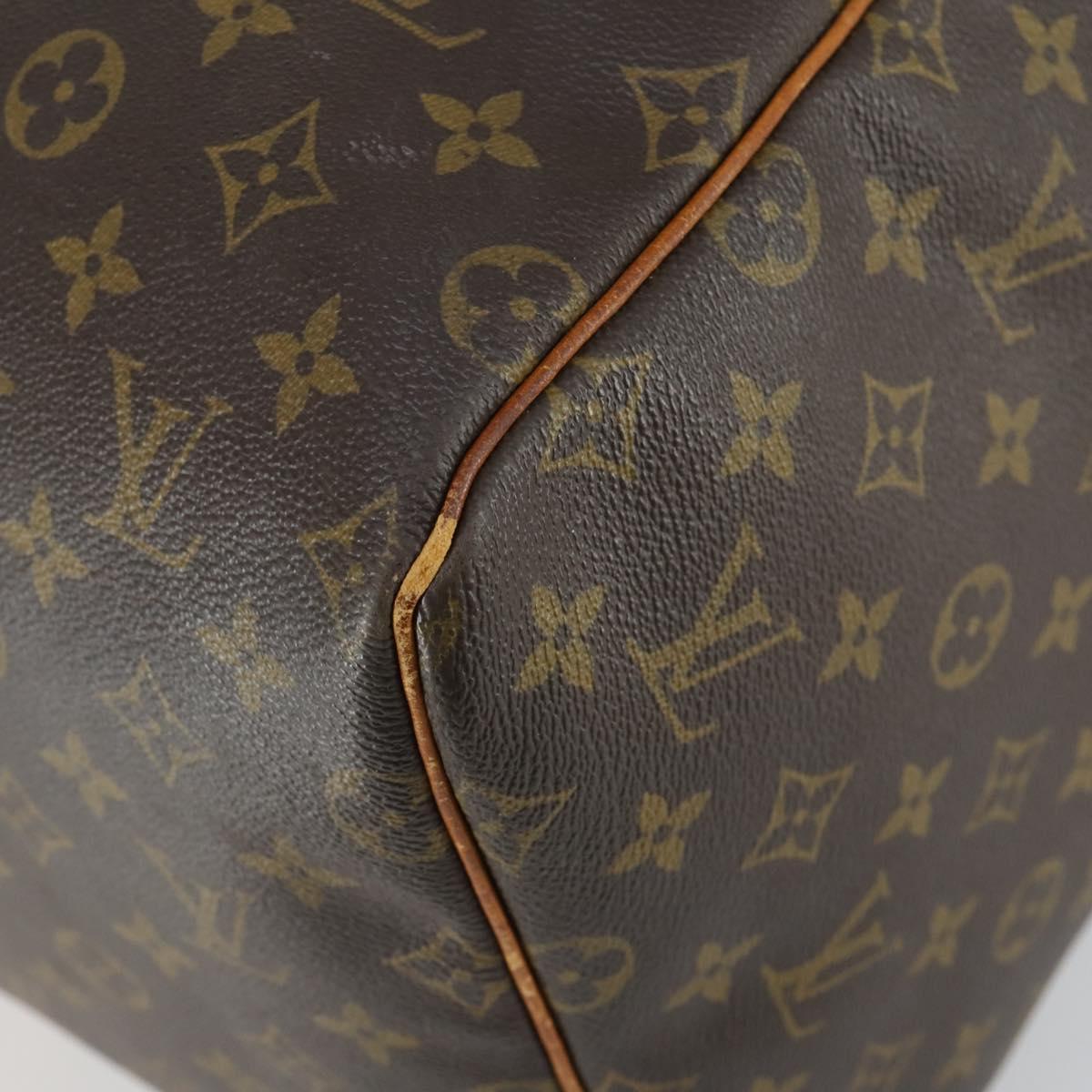 LOUIS VUITTON Monogram Keepall 55 Boston Bag M41424 LV Auth BA9533