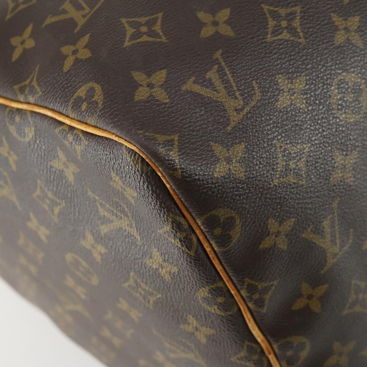 LOUIS VUITTON Monogram Keepall 55 Boston Bag M41424 LV Auth BA9533