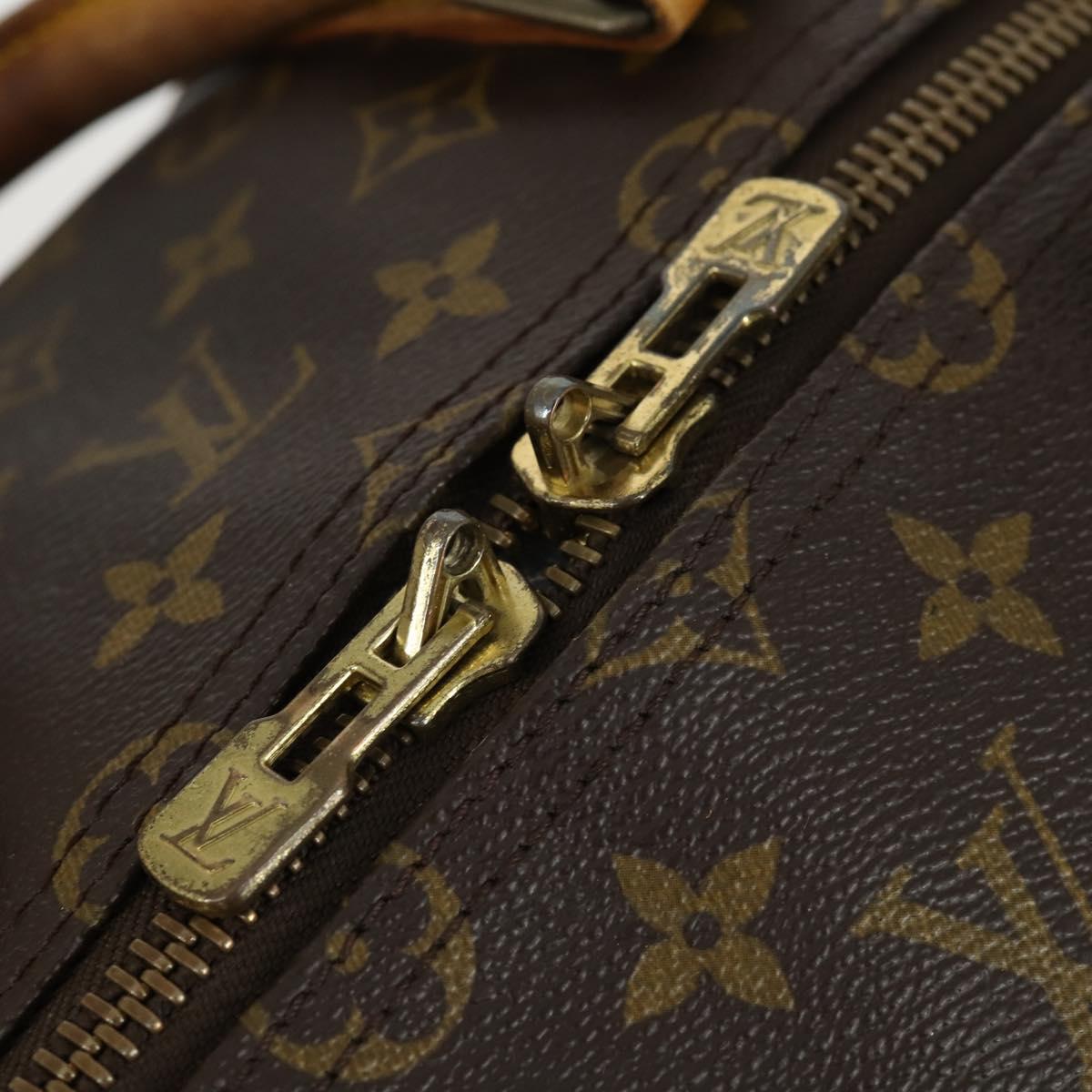 LOUIS VUITTON Monogram Keepall 55 Boston Bag M41424 LV Auth BA9533