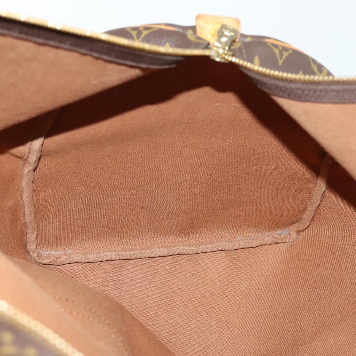 LOUIS VUITTON Monogram Keepall 55 Boston Bag M41424 LV Auth BA9533