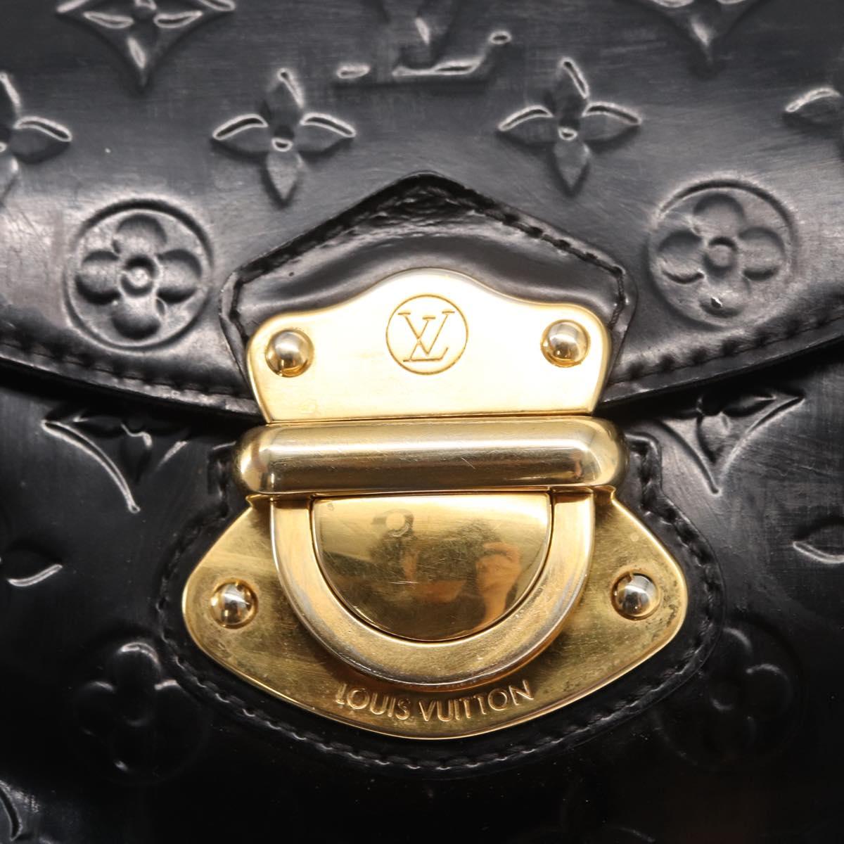 LOUIS VUITTON Monogram Vernis Mirada Hand Bag 2way Noir Manetic LV Auth BA9536
