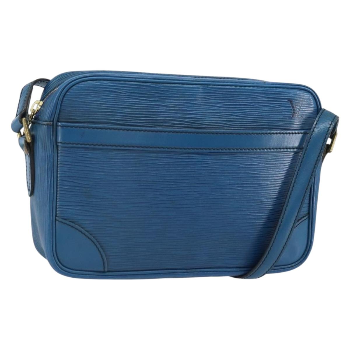 LOUIS VUITTON Epi Trocadero 23 Shoulder Bag Blue M52305 LV Auth BA9547