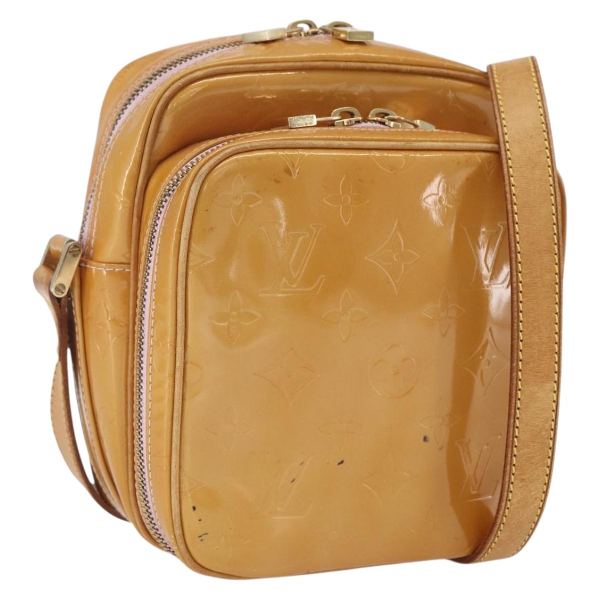 LOUIS VUITTON Monogram Vernis Wooster Bag Marshmallow Pink M91037 LV Auth BA9557