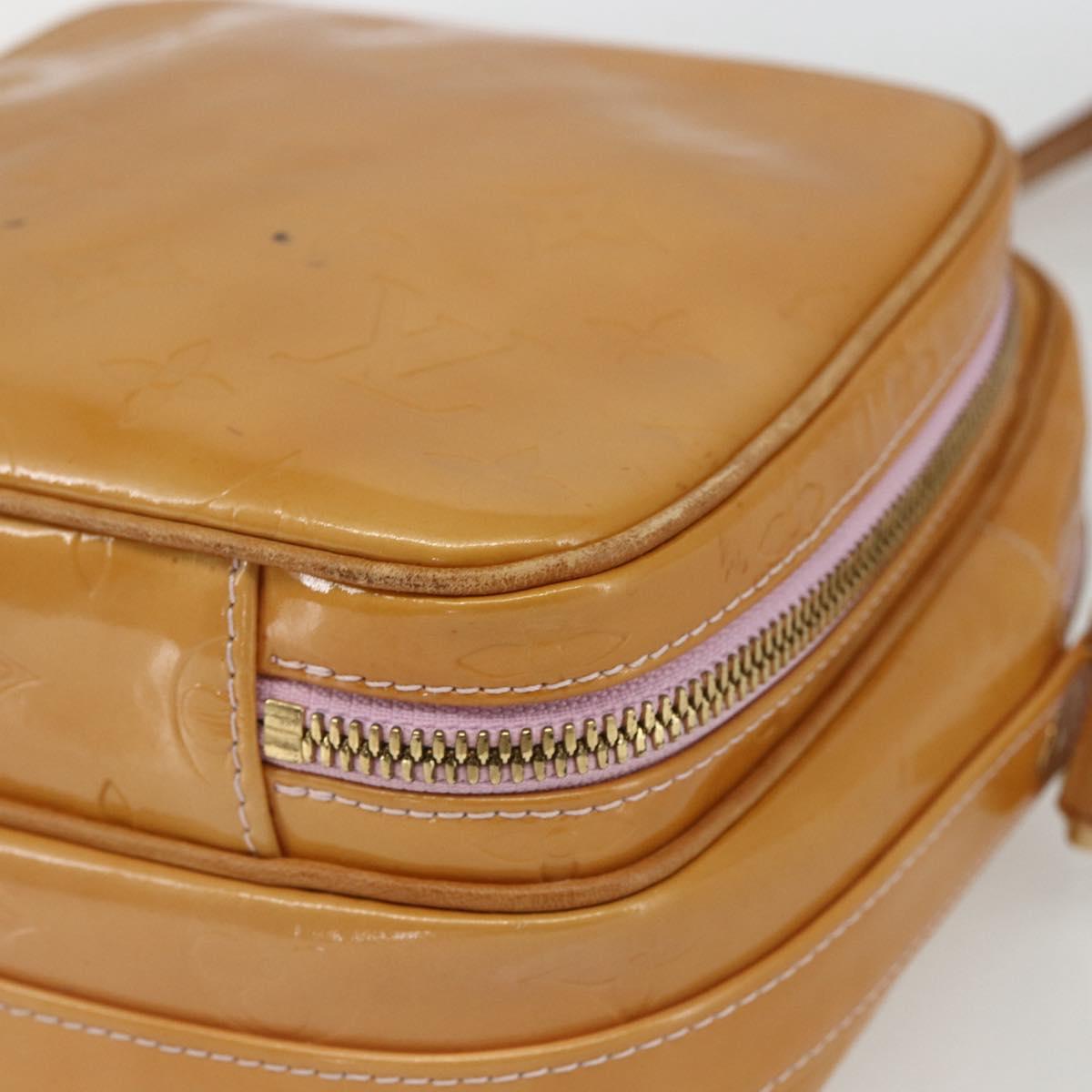 LOUIS VUITTON Monogram Vernis Wooster Bag Marshmallow Pink M91037 LV Auth BA9557