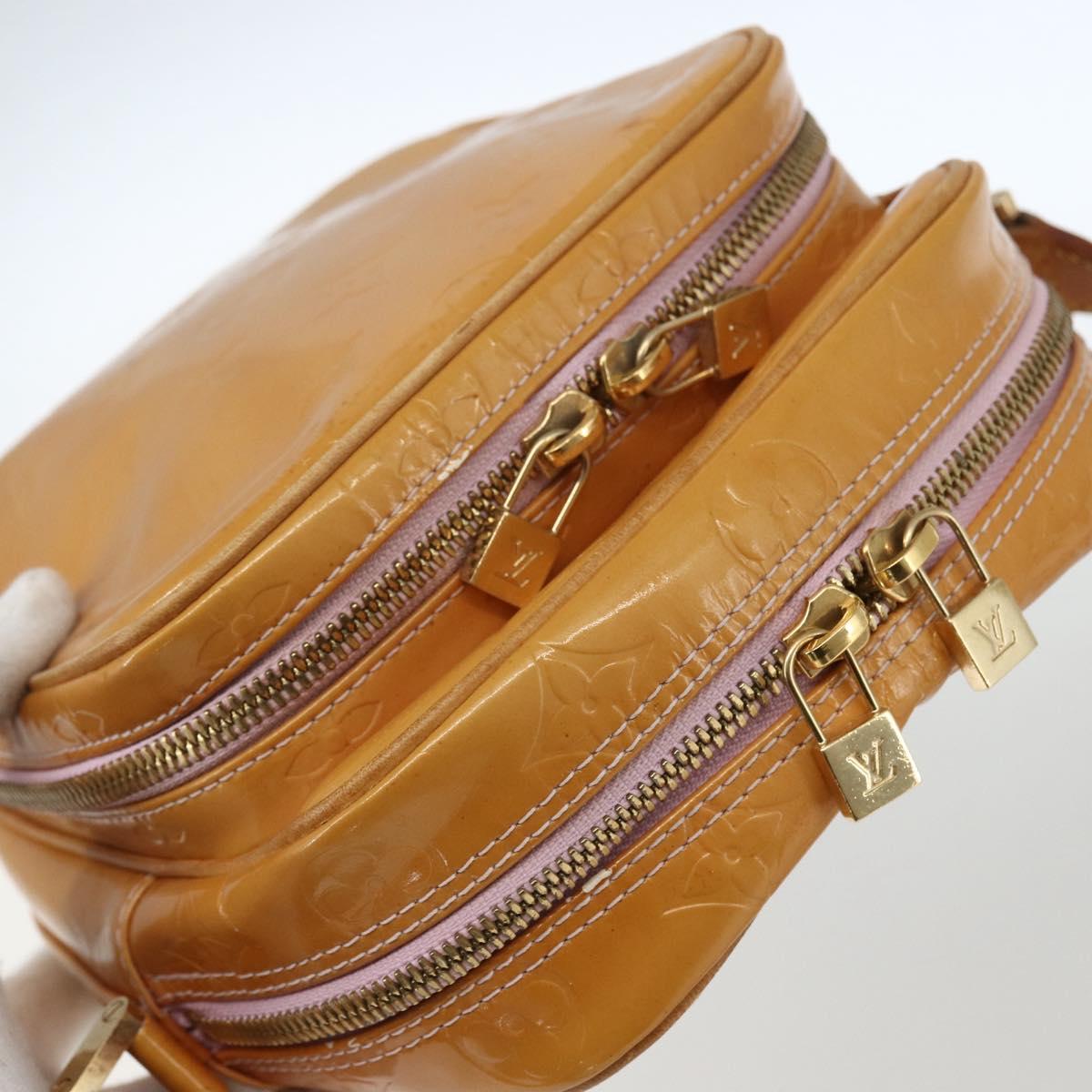 LOUIS VUITTON Monogram Vernis Wooster Bag Marshmallow Pink M91037 LV Auth BA9557