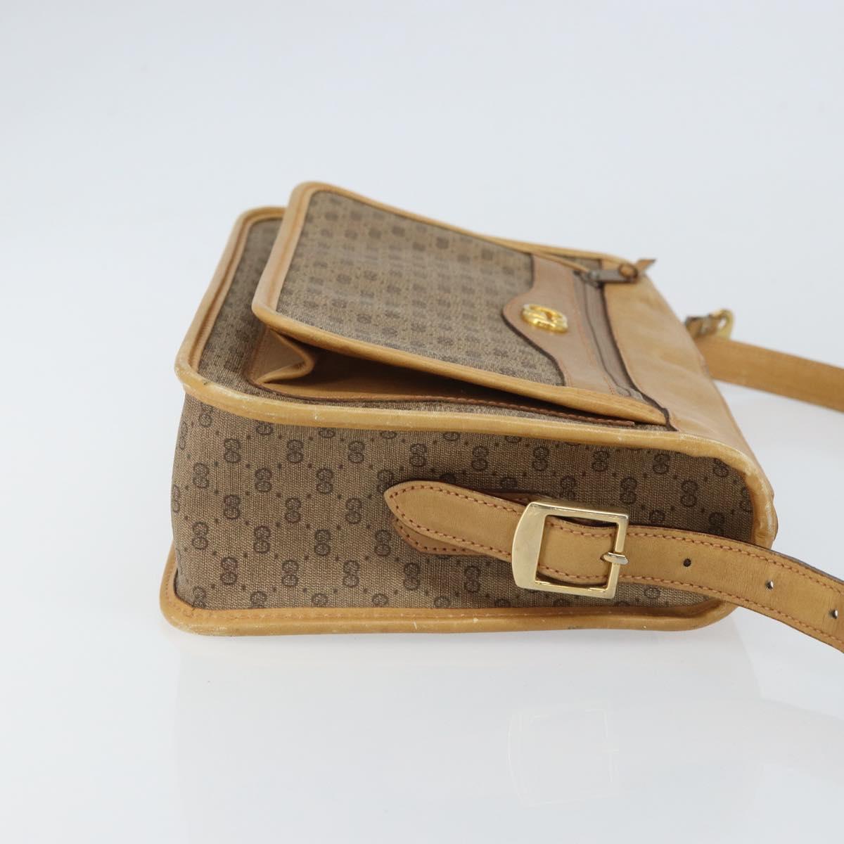 GUCCI GG Supreme Shoulder Bag PVC Beige 001 067 0115 Auth BA9569