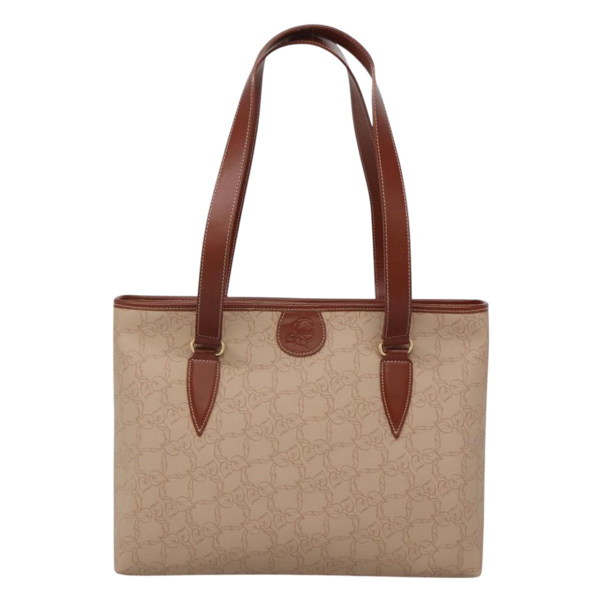 Chloe Tote Bag PVC Beige Auth BA957