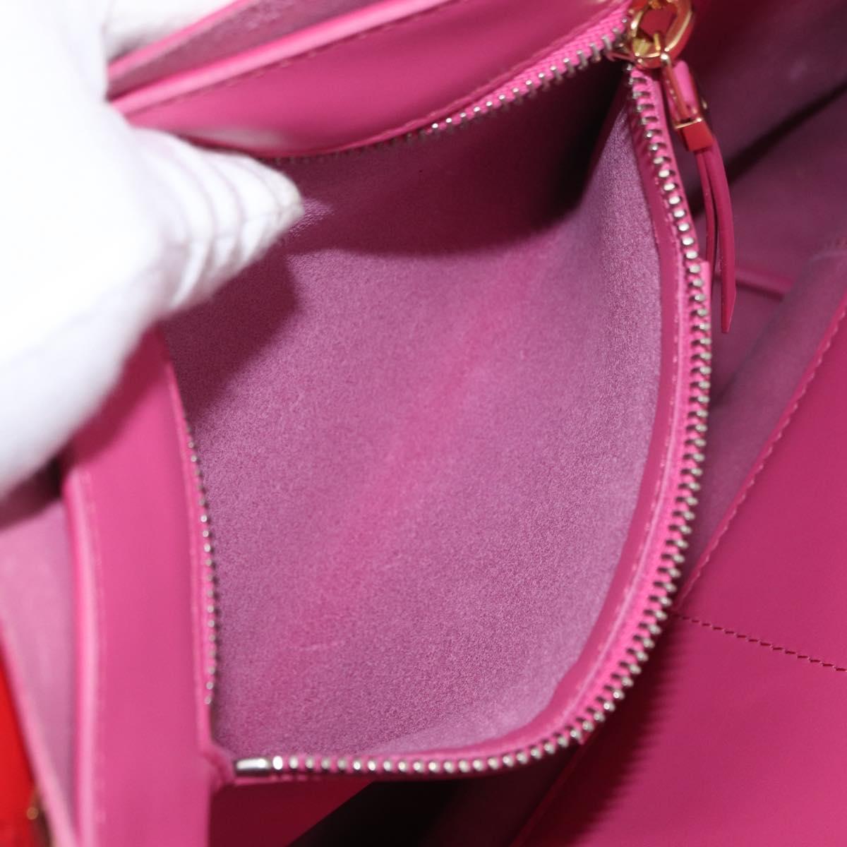 BALENCIAGA Tote Bag Leather Pink Gold 309658 Auth BA9574