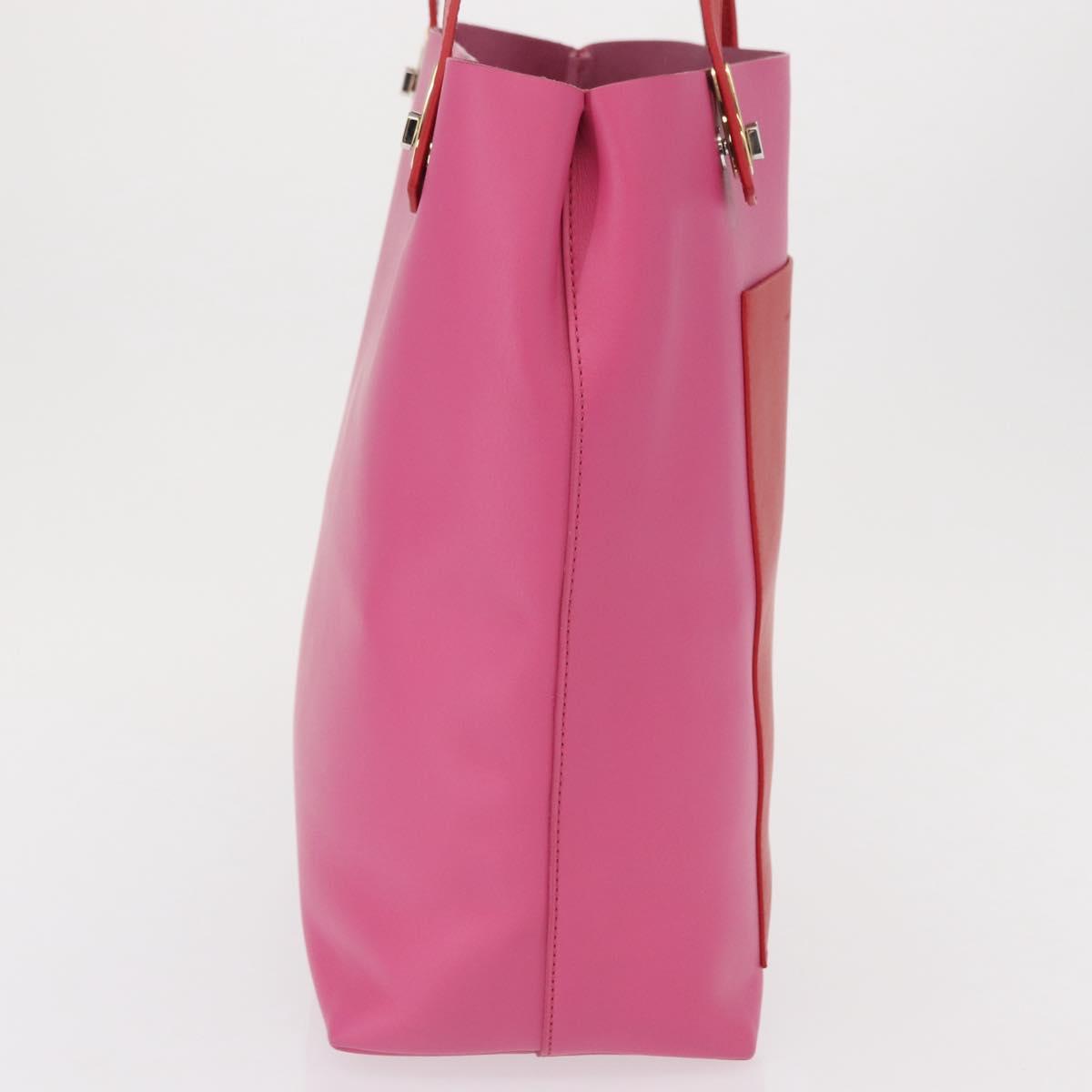 BALENCIAGA Tote Bag Leather Pink Gold 309658 Auth BA9574