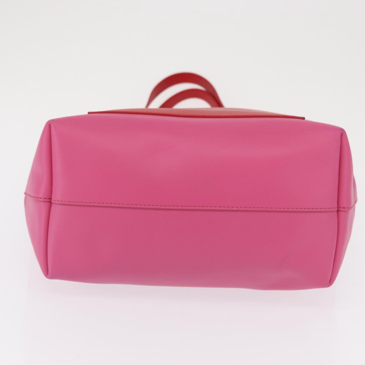 BALENCIAGA Tote Bag Leather Pink Gold 309658 Auth BA9574