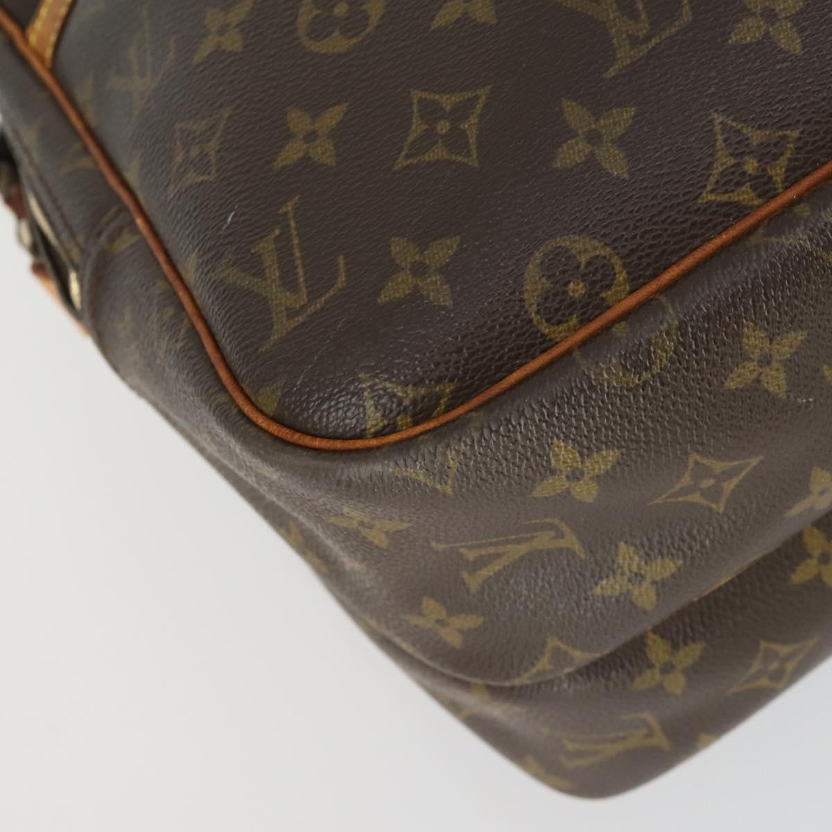LOUIS VUITTON Monogram Reporter GM Shoulder Bag M45252 LV Auth BA9575