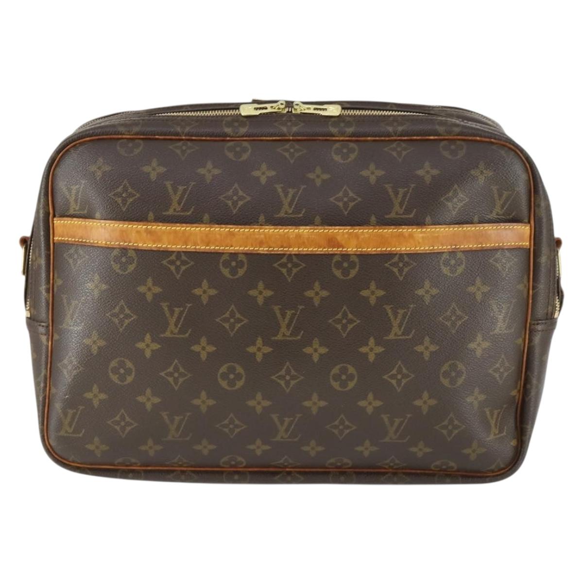 LOUIS VUITTON Monogram Reporter GM Shoulder Bag M45252 LV Auth BA9575