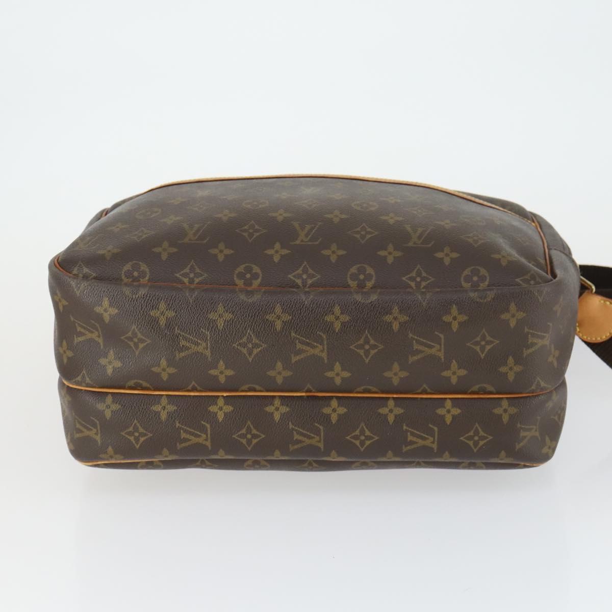 LOUIS VUITTON Monogram Reporter GM Shoulder Bag M45252 LV Auth BA9575