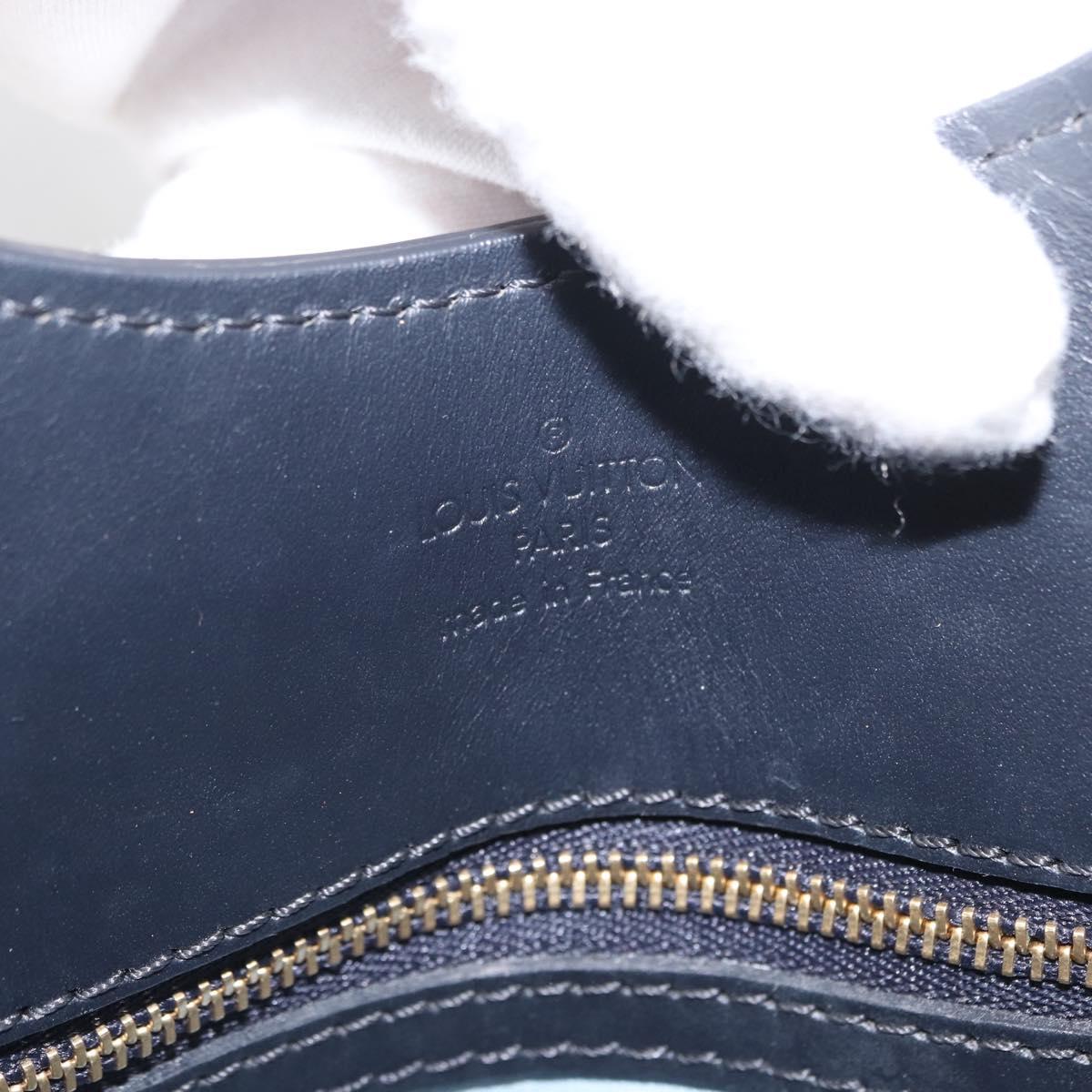 LOUIS VUITTON Monogram Mini Sac Catline Tote Bag Navy M92325 LV Auth BA9588