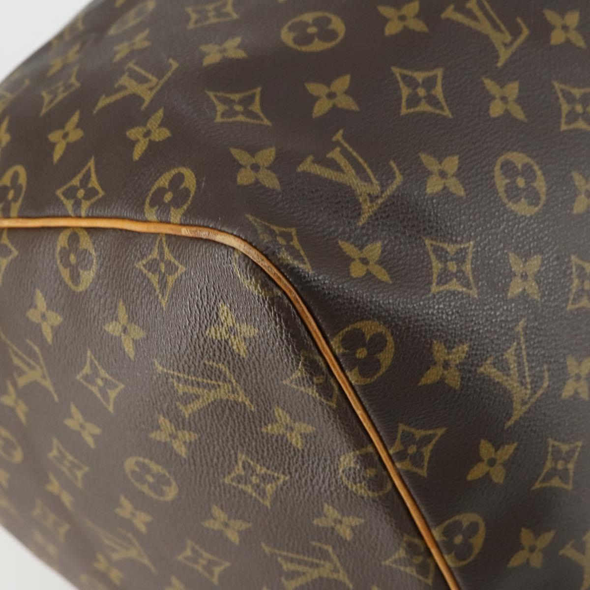 LOUIS VUITTON Monogram Keepall 55 Boston Bag M41424 LV Auth BA9594