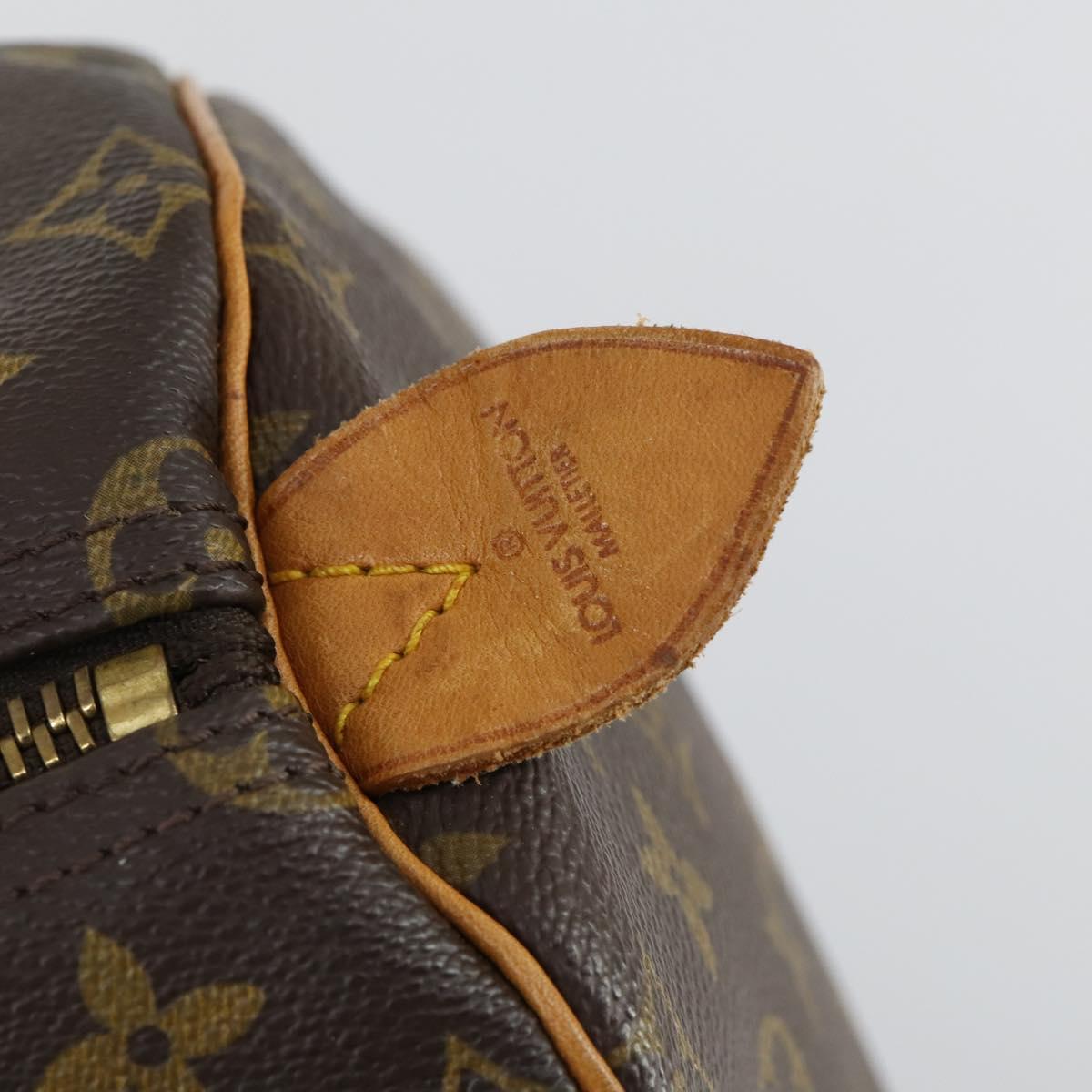 LOUIS VUITTON Monogram Keepall 55 Boston Bag M41424 LV Auth BA9594