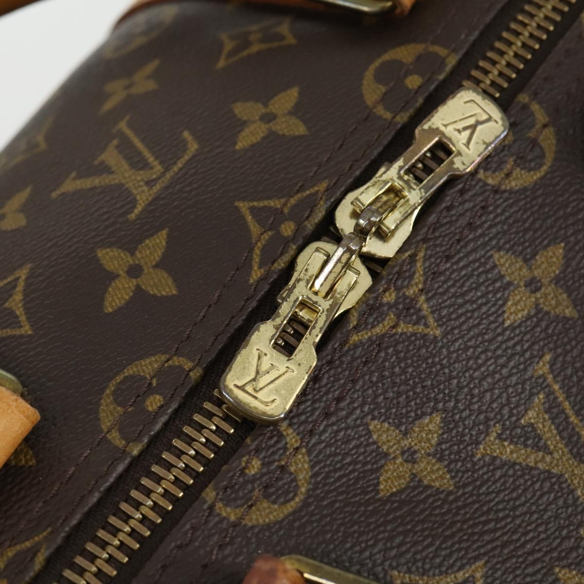 LOUIS VUITTON Monogram Keepall 55 Boston Bag M41424 LV Auth BA9594