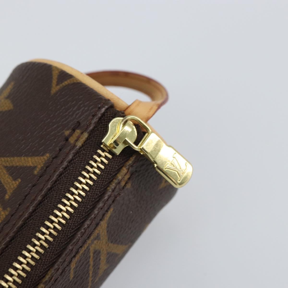 LOUIS VUITTON Monogram Papillon Pouch LV Auth BA9606