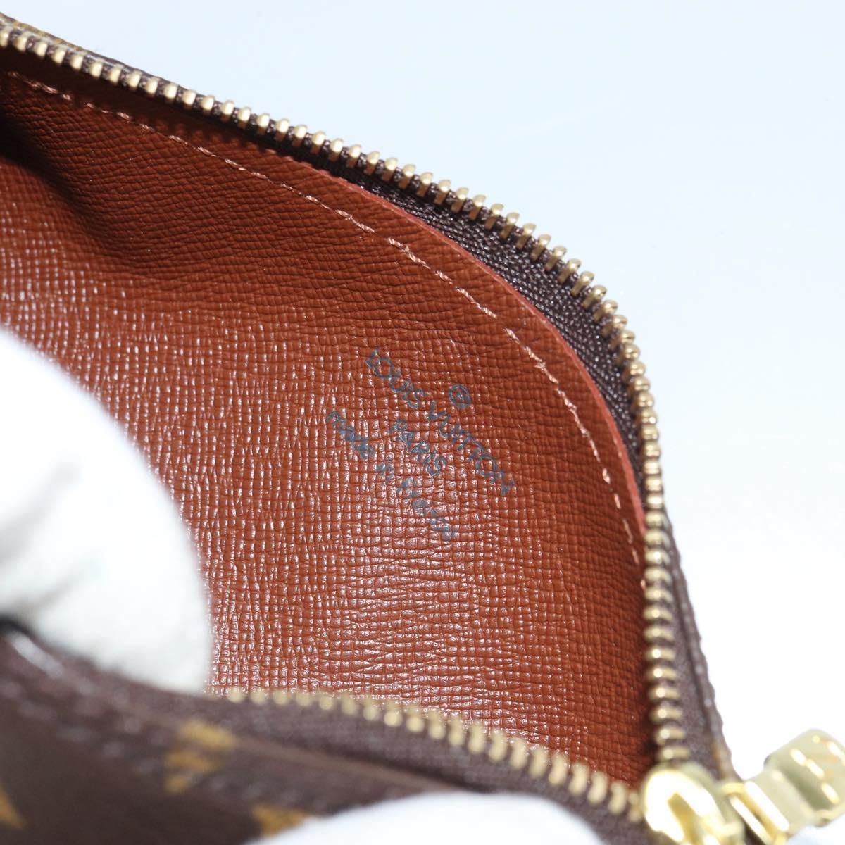 LOUIS VUITTON Monogram Papillon Pouch LV Auth BA9606