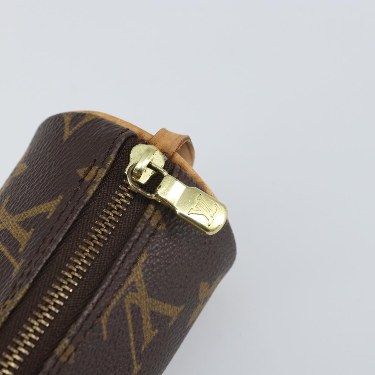 LOUIS VUITTON Monogram Papillon Pouch LV Auth BA9608