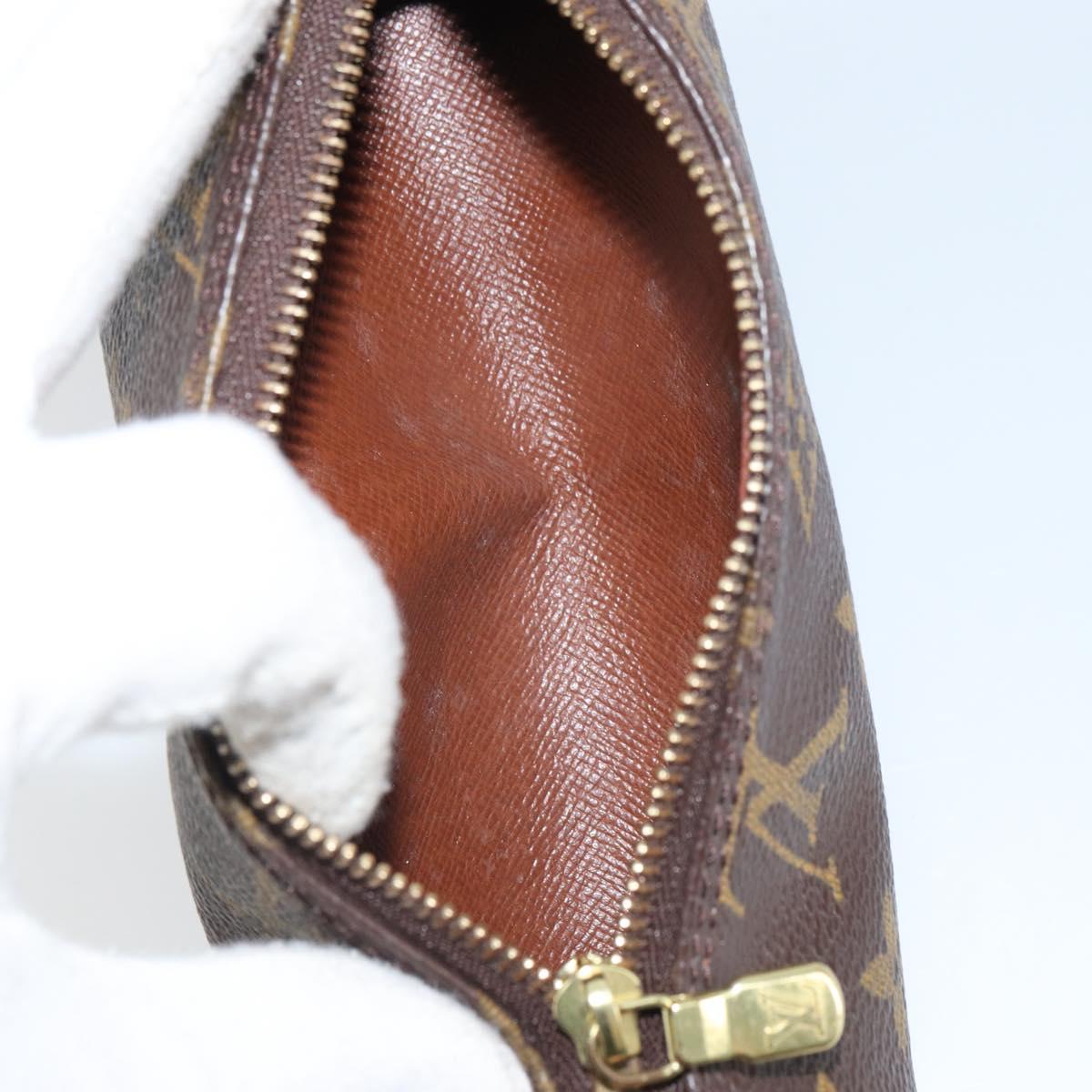 LOUIS VUITTON Monogram Papillon Pouch LV Auth BA9608