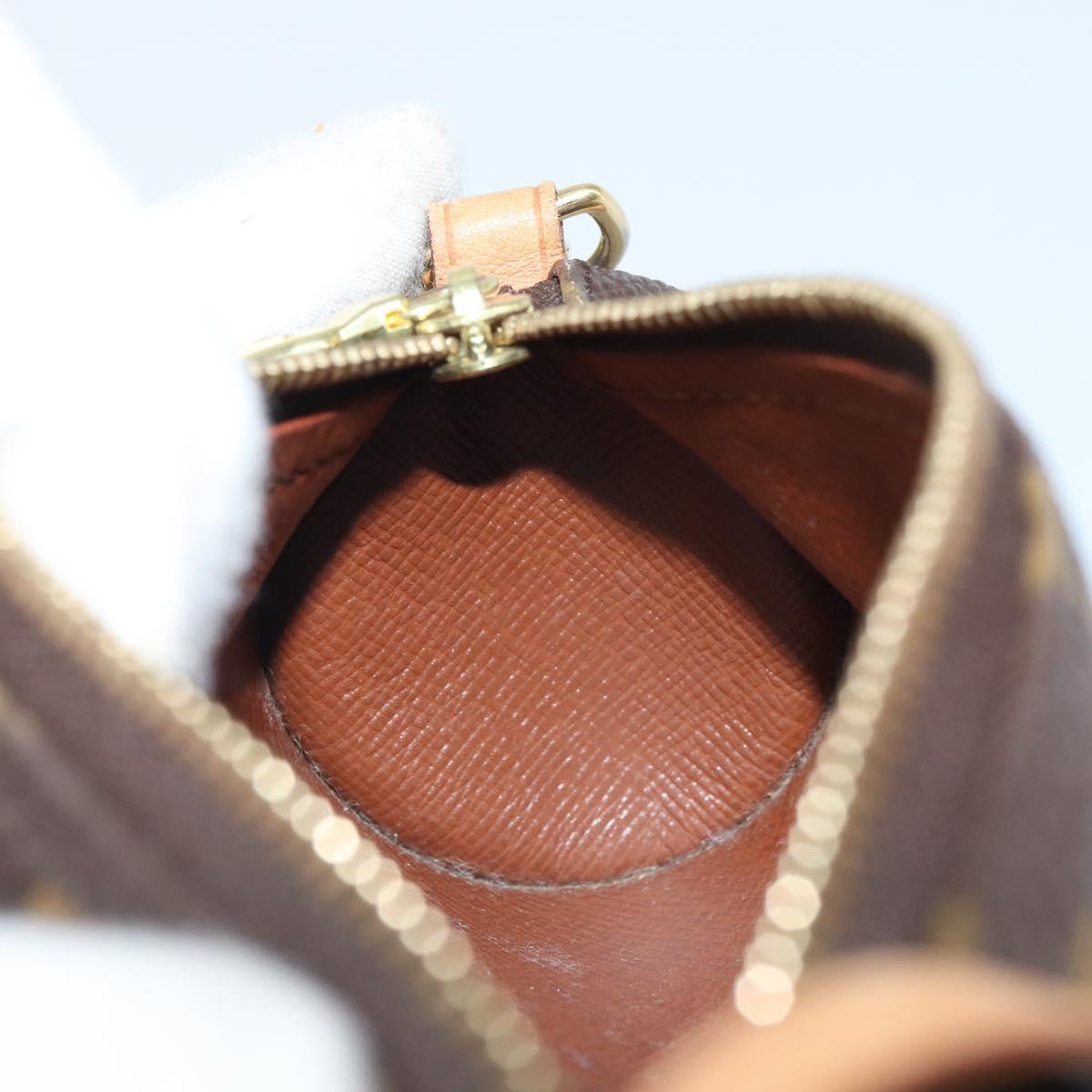 LOUIS VUITTON Monogram Papillon Pouch LV Auth BA9608