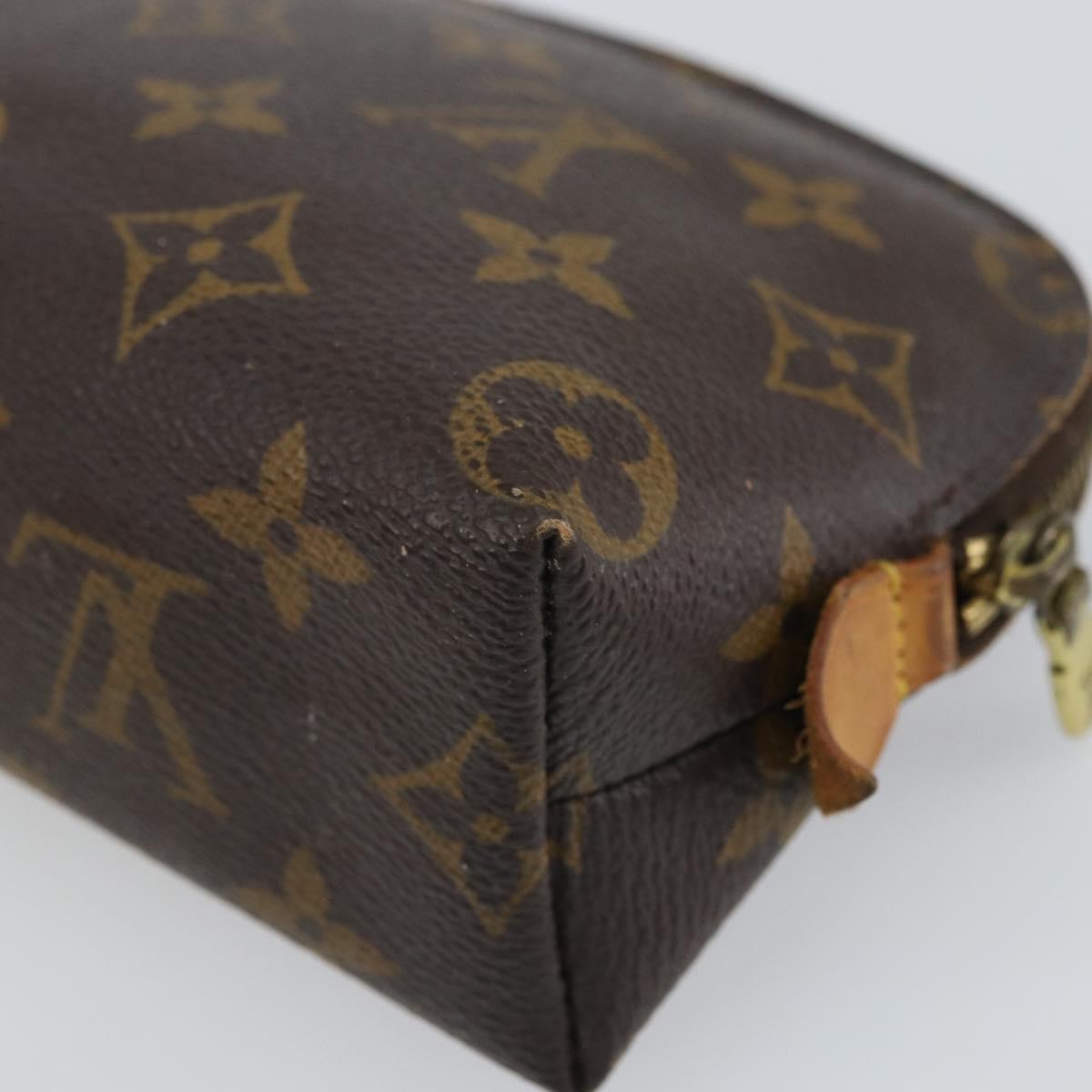 LOUIS VUITTON Monogram Pochette Cosmetic PM Pouch M43998 LV Auth BA9614