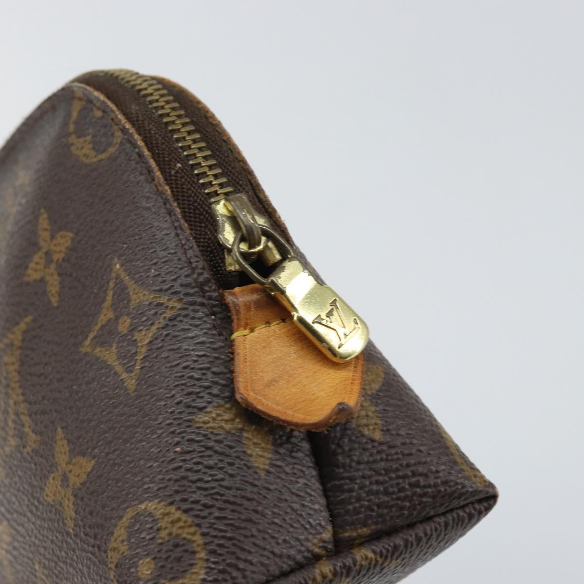 LOUIS VUITTON Monogram Pochette Cosmetic PM Pouch M43998 LV Auth BA9614