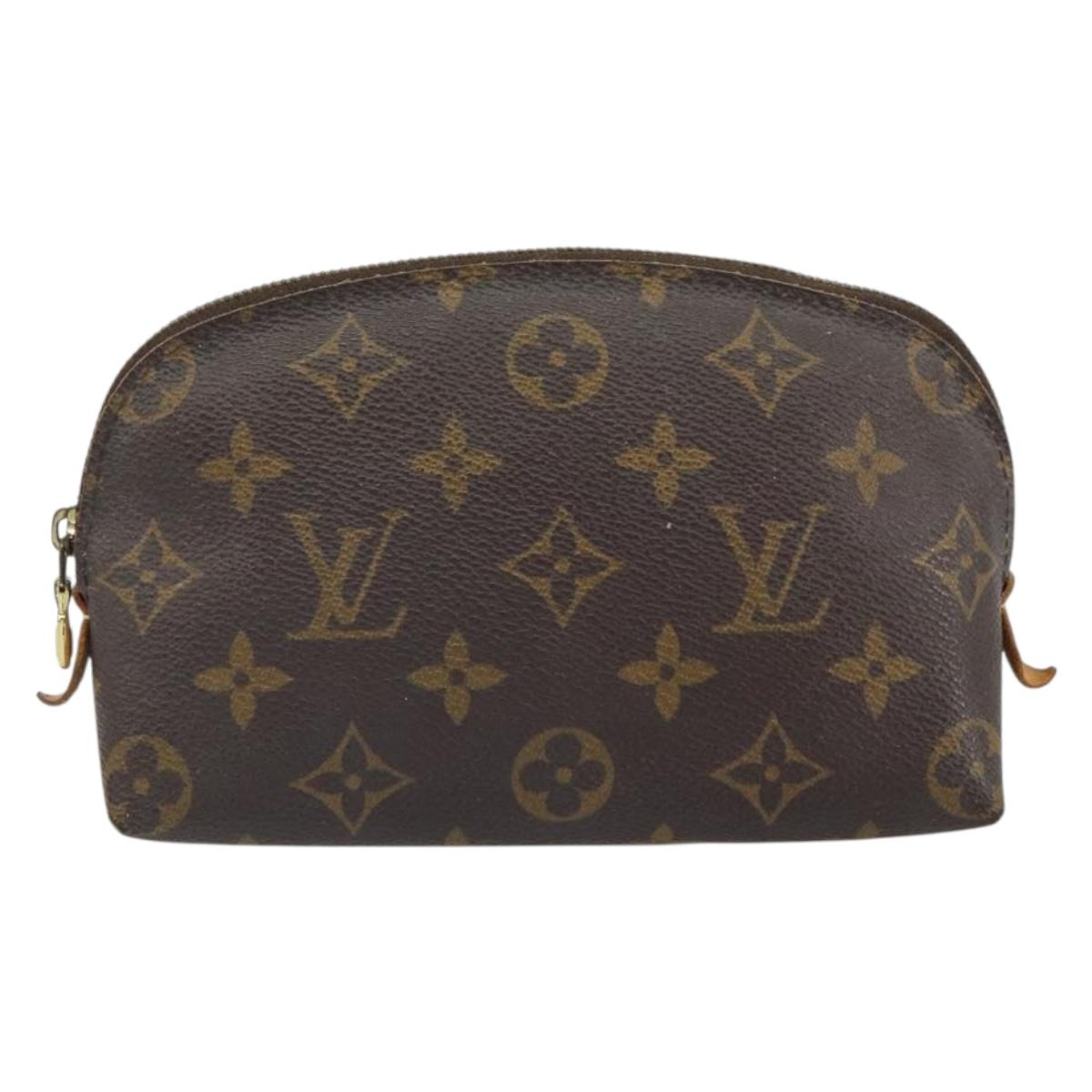 LOUIS VUITTON Monogram Pochette Cosmetic PM Pouch M43998 LV Auth BA9614