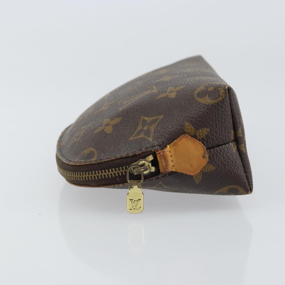 LOUIS VUITTON Monogram Pochette Cosmetic PM Pouch M43998 LV Auth BA9614
