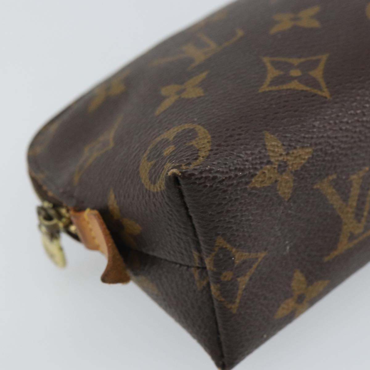 LOUIS VUITTON Monogram Pochette Cosmetic PM Pouch M43998 LV Auth BA9614