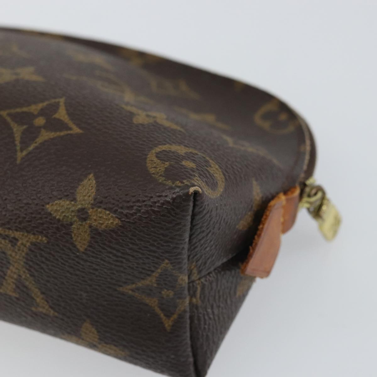 LOUIS VUITTON Monogram Pochette Cosmetic PM Pouch M43998 LV Auth BA9615