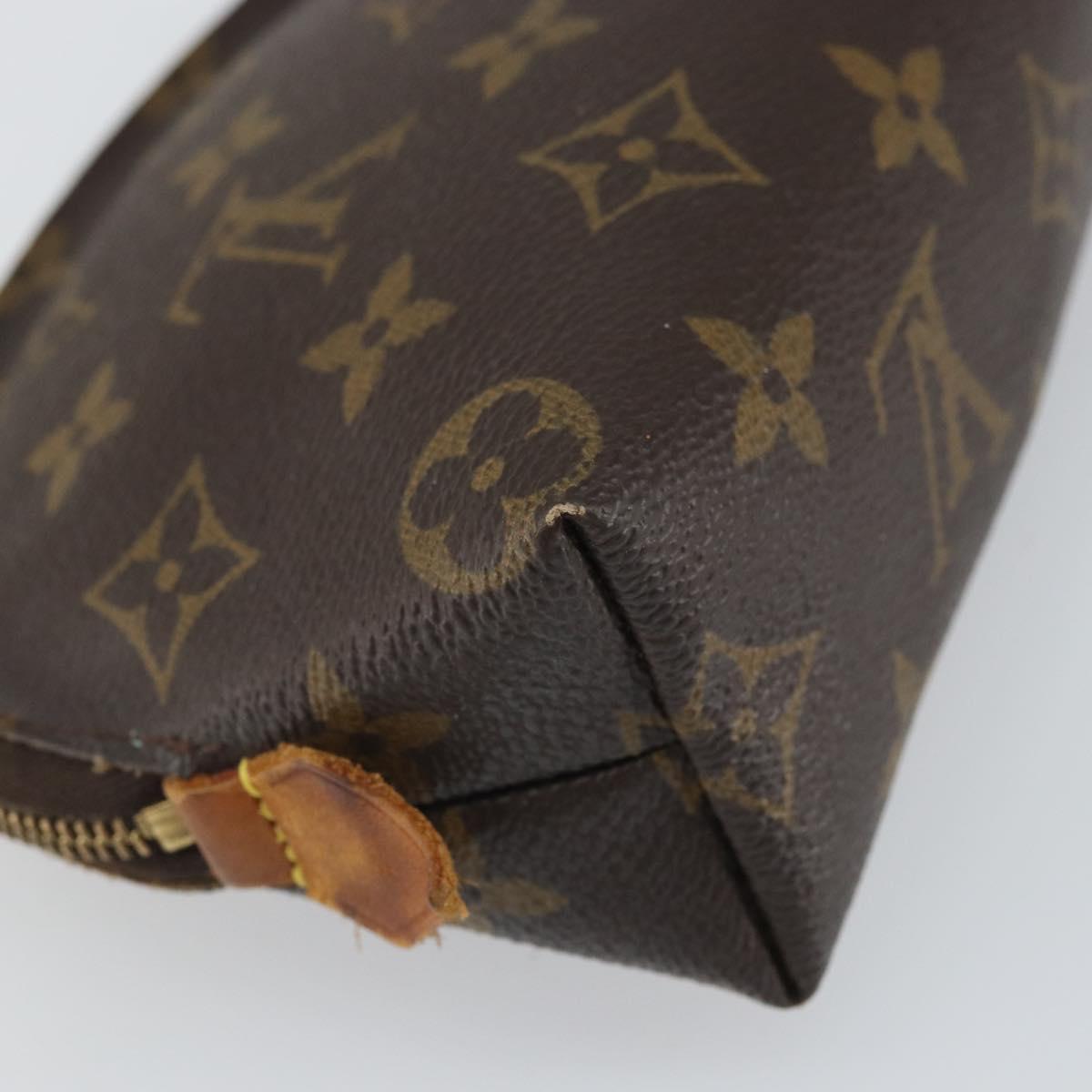 LOUIS VUITTON Monogram Pochette Cosmetic PM Pouch M43998 LV Auth BA9615