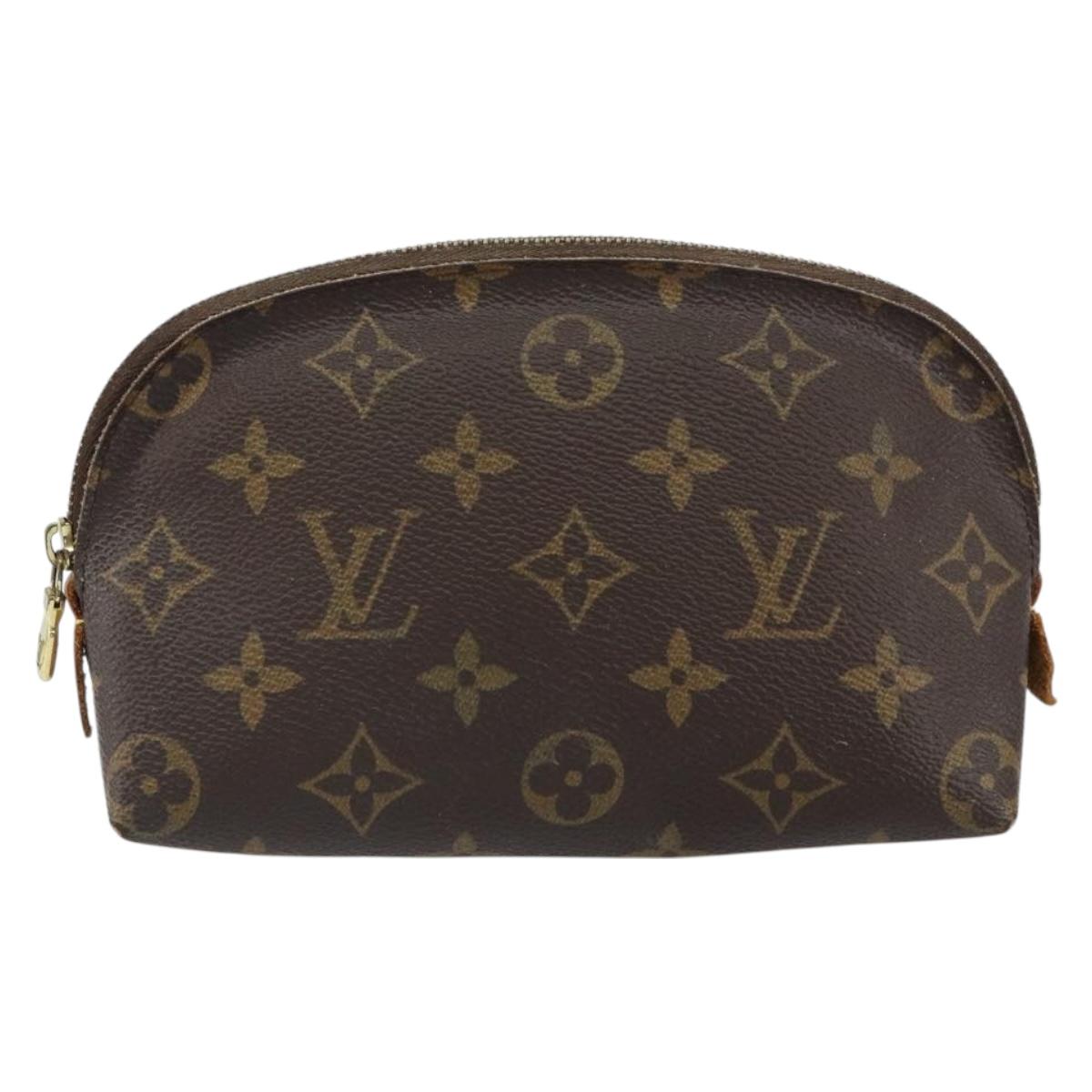 LOUIS VUITTON Monogram Pochette Cosmetic PM Pouch M43998 LV Auth BA9615