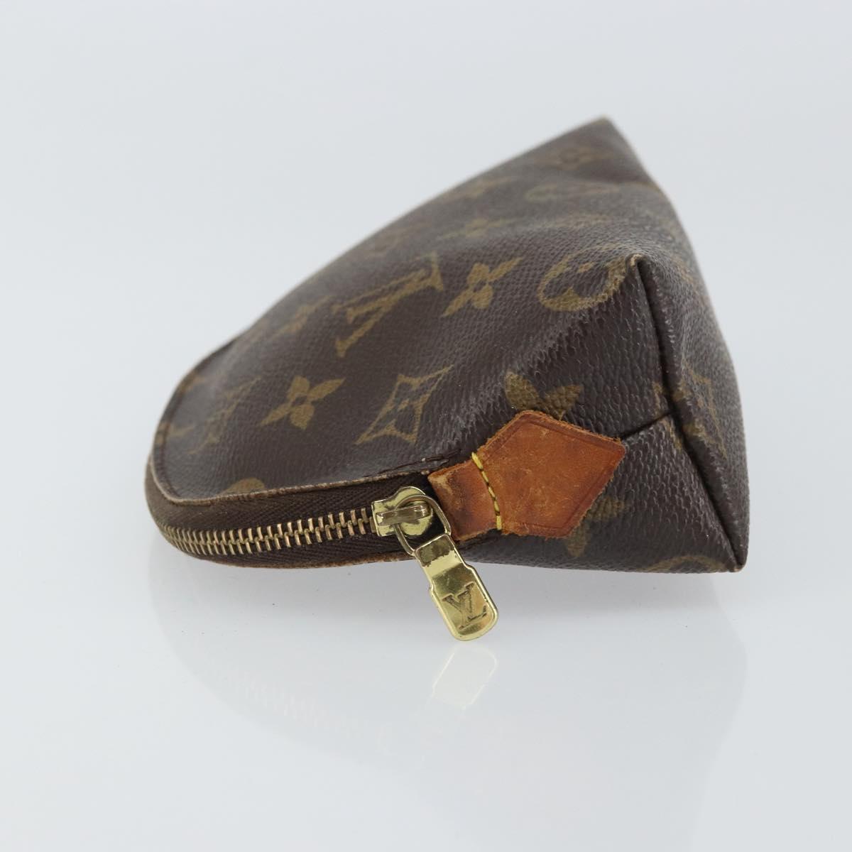 LOUIS VUITTON Monogram Pochette Cosmetic PM Pouch M43998 LV Auth BA9615