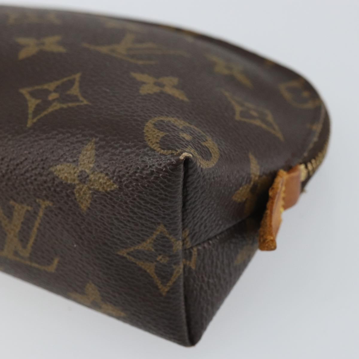 LOUIS VUITTON Monogram Pochette Cosmetic PM Pouch M43998 LV Auth BA9615