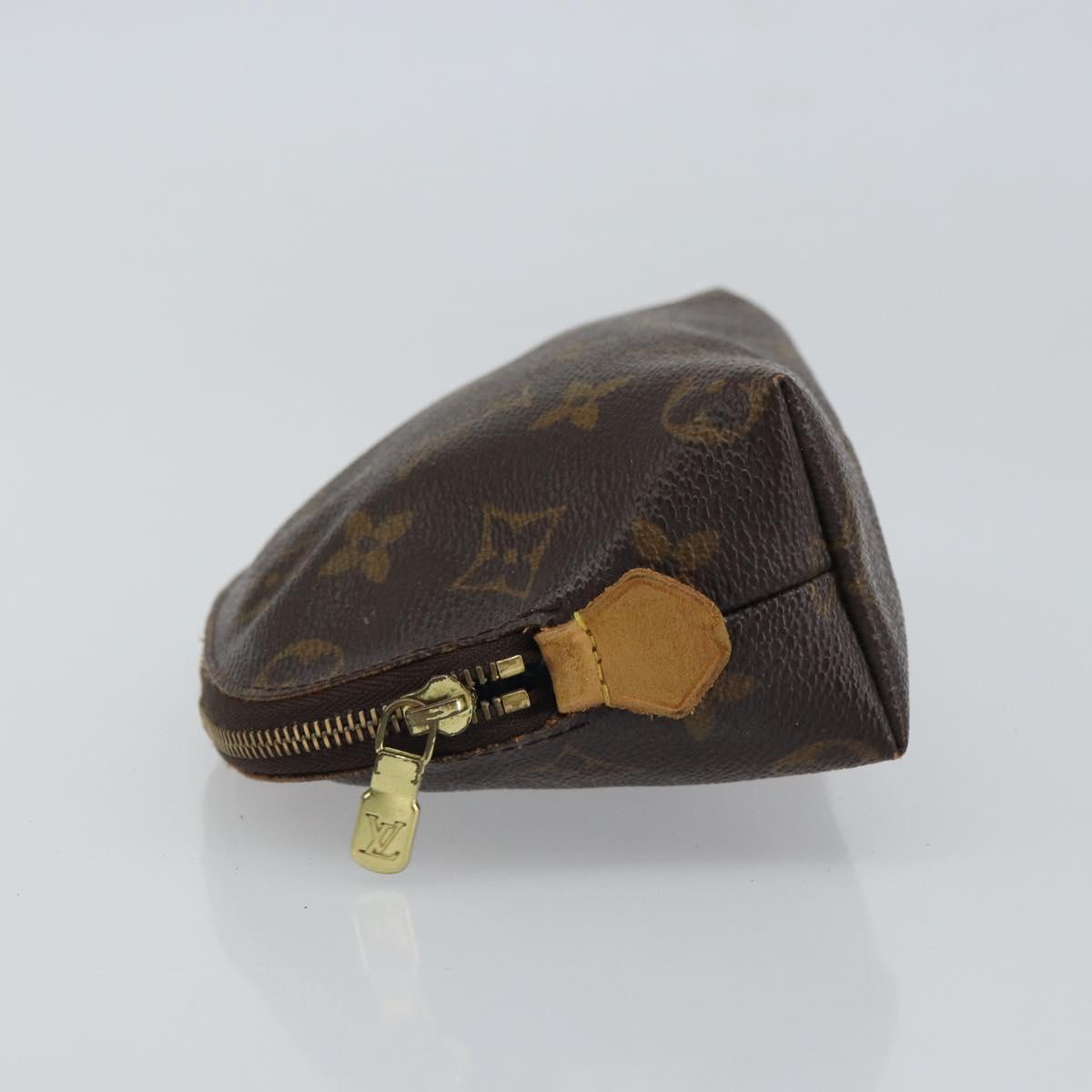LOUIS VUITTON Monogram Pochette Cosmetic PM Pouch M43998 LV Auth BA9618